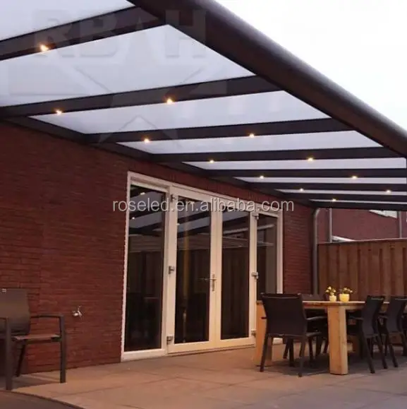 DC12V Aluminum Recessed Outdoor Lighting Warm White Mini Recessed Downlights Set Ceiling Lighting