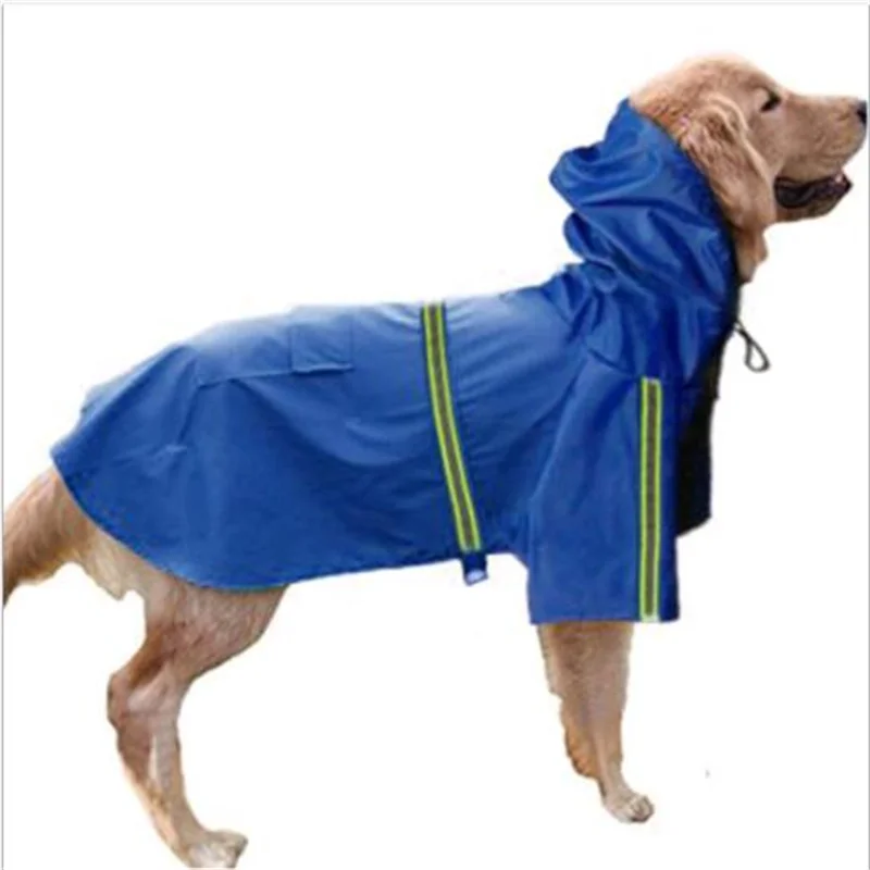 
wholesale price pet rainy day wear waterproof dog raincoat hooded slicker poncho 