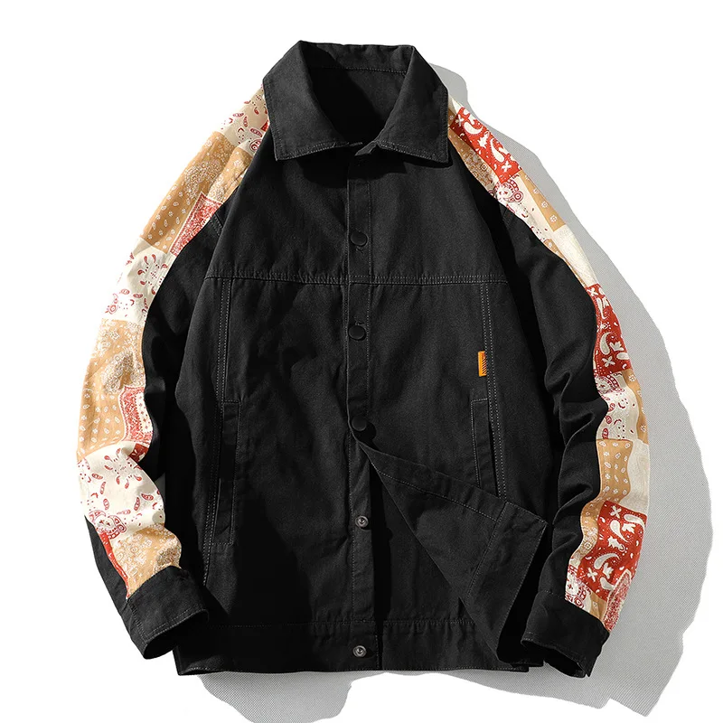 Customized autumn new outwear jackets trendy versatile casual jacket Korean version top stitching hot jacket for men