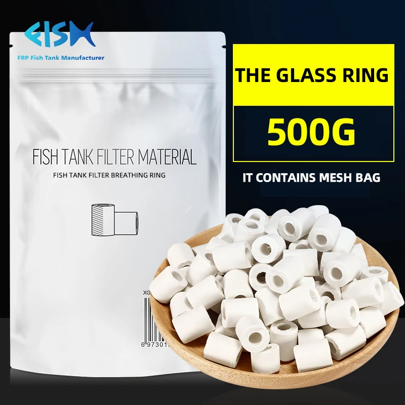 Factory direct sale Resun Used to filter  filtration material aquarium glass ceramic ring coral bone volcanic stone filter stone