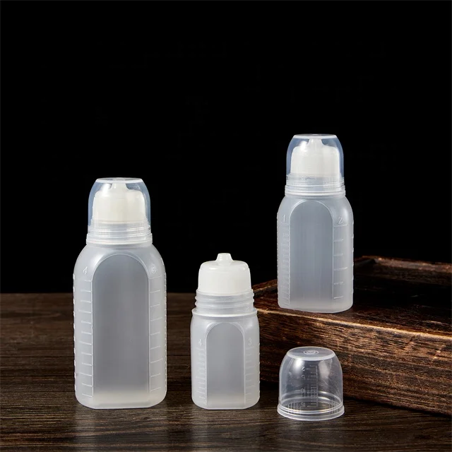 2 oz Plastic Squeeze Bottles 60ml/120ml Miniature Dropper Bottles Cool Design Ketchup Hot Sauce Small Sauce Bottles Leak Proof
