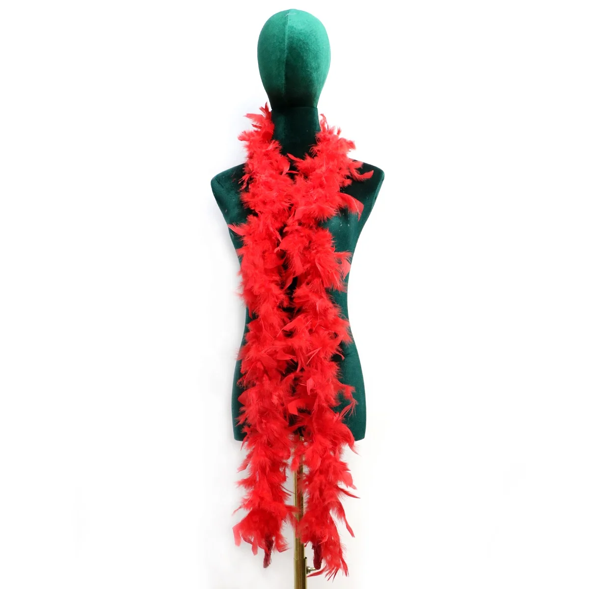 Dyed feather boa Cheap Turkey Feather Chandelle Feathers Boa for Party Carnival Celebration Festival Decoration