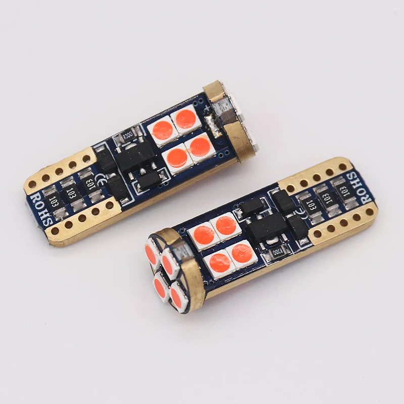 Автомобильная светодиодная дверная лампа UNJOYLIOD T10 3030 12SMD t10 canbus 12 В 194 501 5