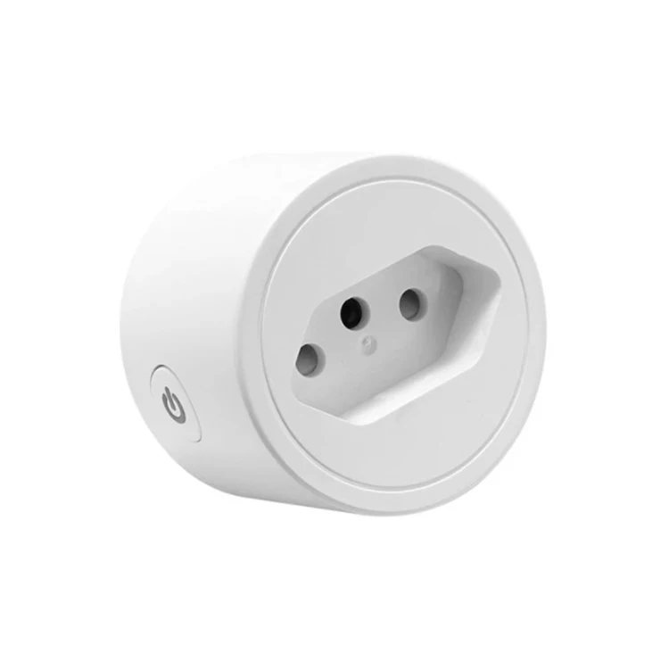 Tuya Smart Life Energy Monitoring Brazil USA UK Europe 16A Smart Socket WiFi Smart Plug with Voice Control by Alexa Google Home