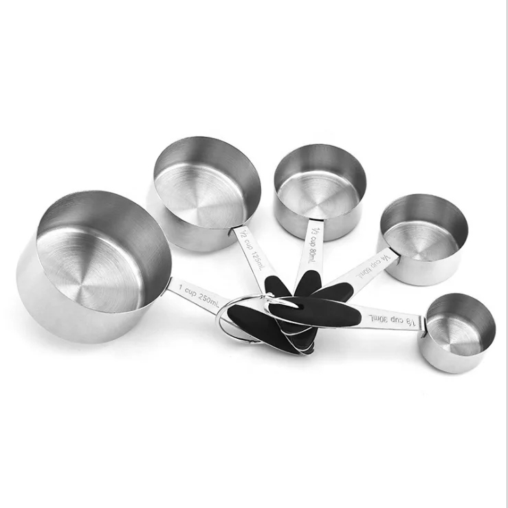 
 Набор мерных стаканчиков и ложек из нержавеющей стали/прозрачная пластиковая мерная чашка для молочного коктейля/для выпечки и домашней кухни  