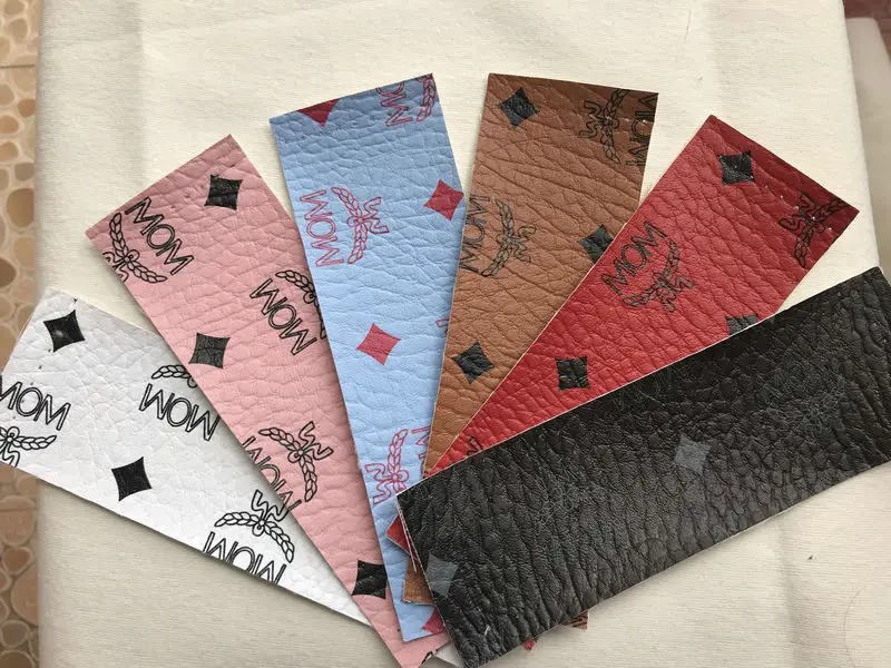 Rolls For Bows Sheets Characters Designer Faux Leather Flower Embossed Pattern Custom vinyl