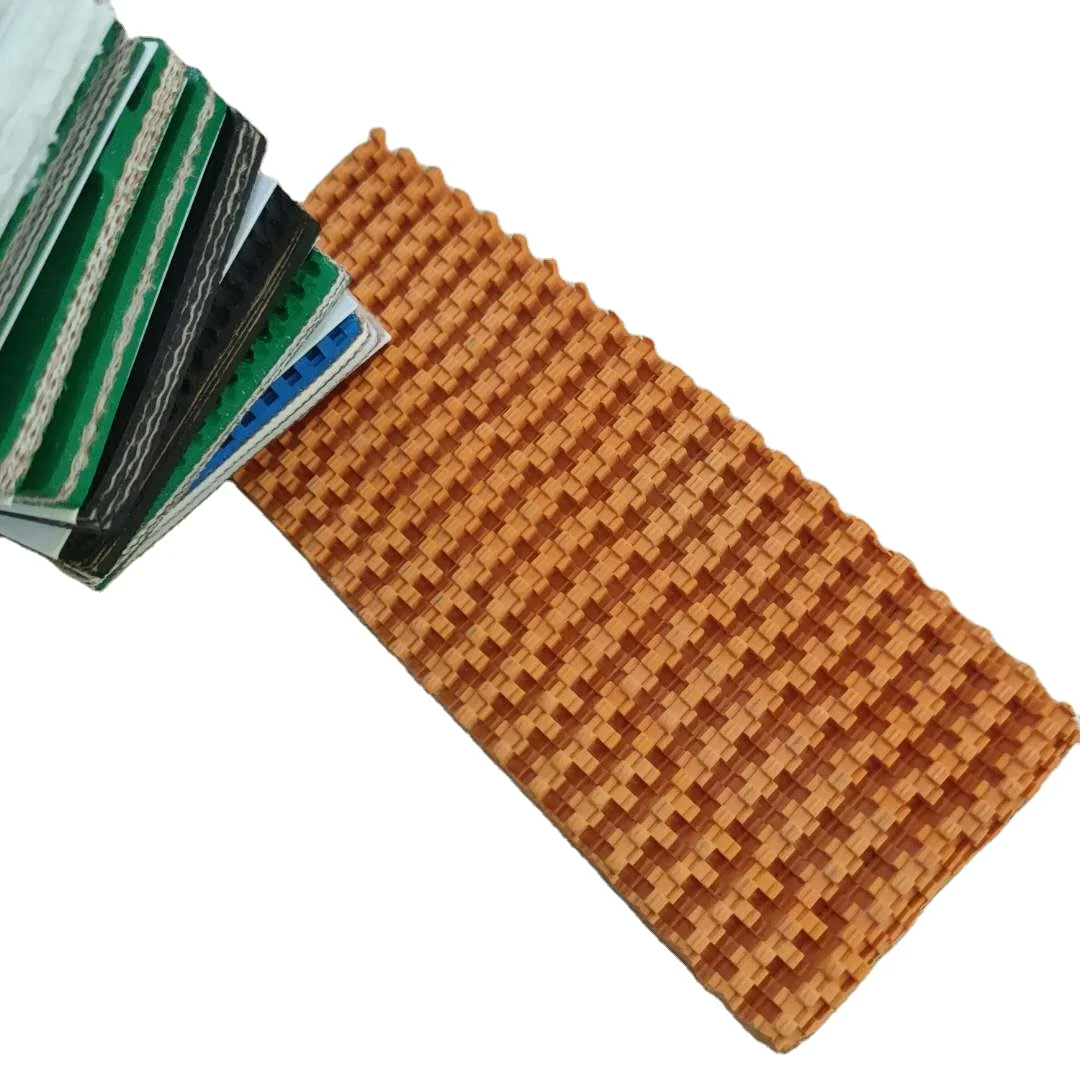 NR  rough surface  top conveyor belt with green grass pattern