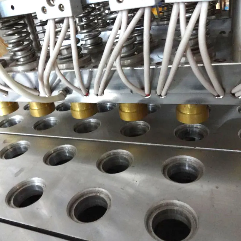 Linear type 6 lanes automatic coffee filling sealing production line Pre-cut aluminum film cup coffee packing equipment