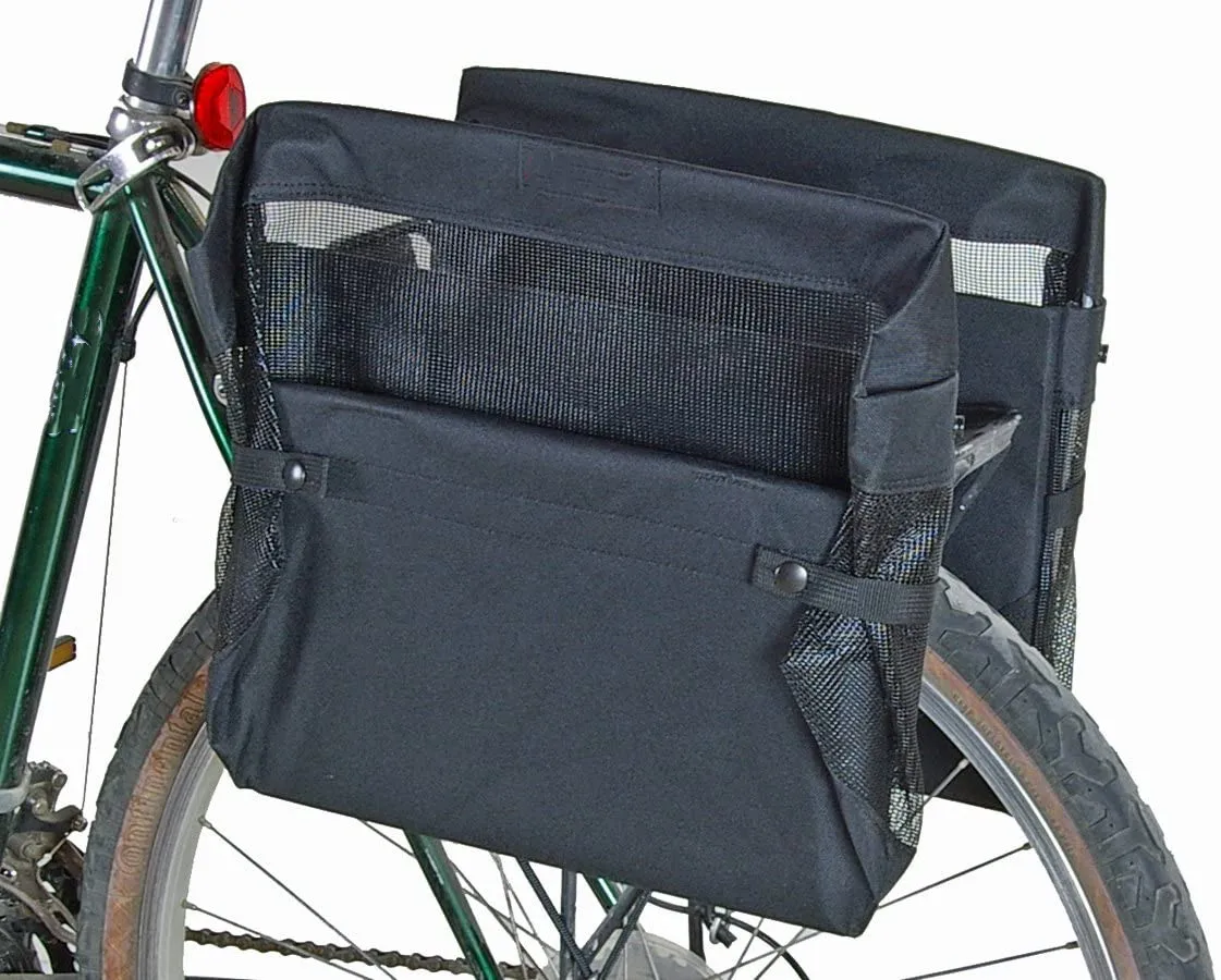 BSCI Custom Bike Rear Bag Rear Accessories  Bicycle Grocery Pannier Cycling Rack Basket