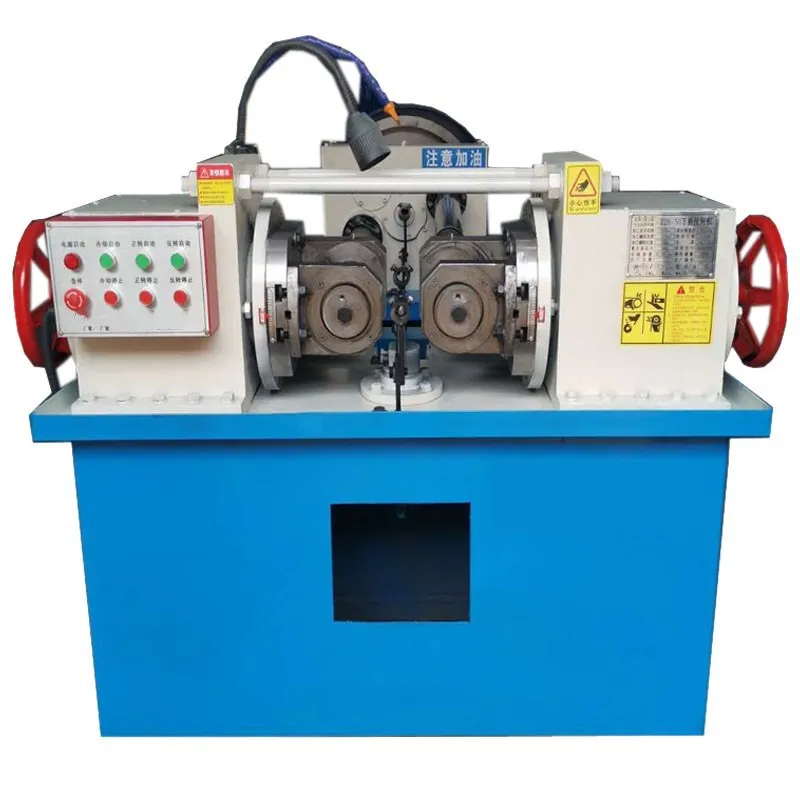 Automatic two round dies thread rolling machine rebar thread rolling machine for sale