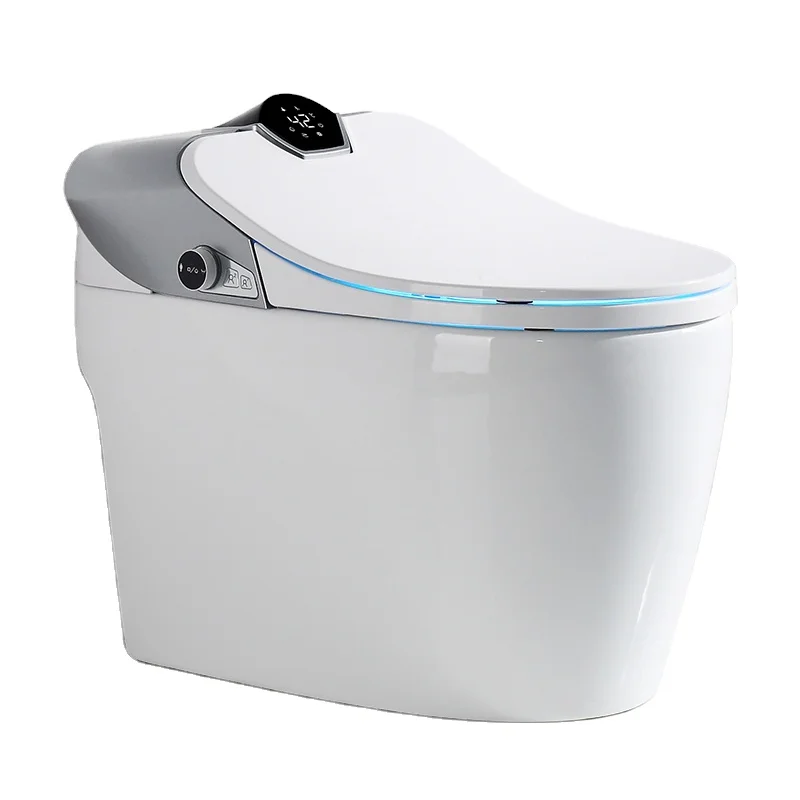 Wholesale multi-function ceramic luxury bathroom smart wc toilet  S trap siphonic intelligent toilet commodes