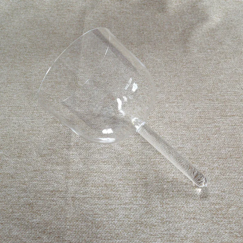 HUAFENG High purity clear quartz crystal singing bowl for concert with handle