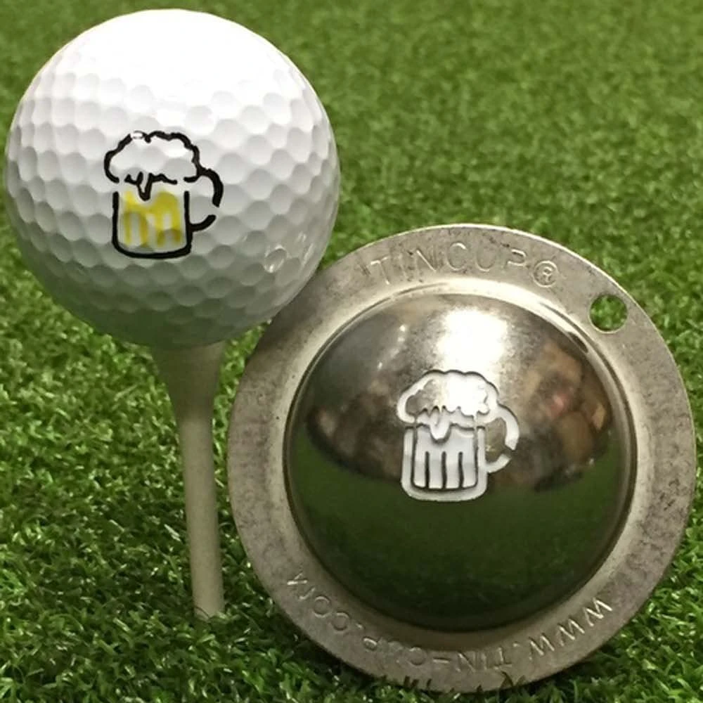 Custom Golf Accessories Stainless Steel Models Golf Ball Stencil Golf Ball Markers