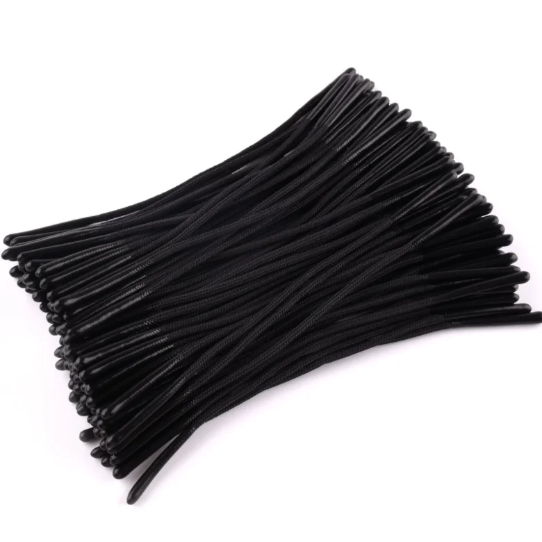 
Factory Wholesale Customized Polyester Cotton Lanyard Colorful Round Shoelace Drawstring Rope For Various Garments 