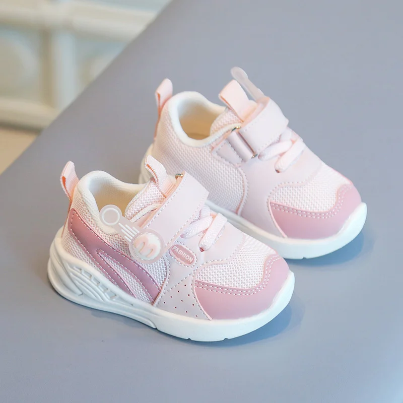 fashion wholesale trending soft rubber sole casual mesh sport prewalker one year toddler newborn baby girl shoes