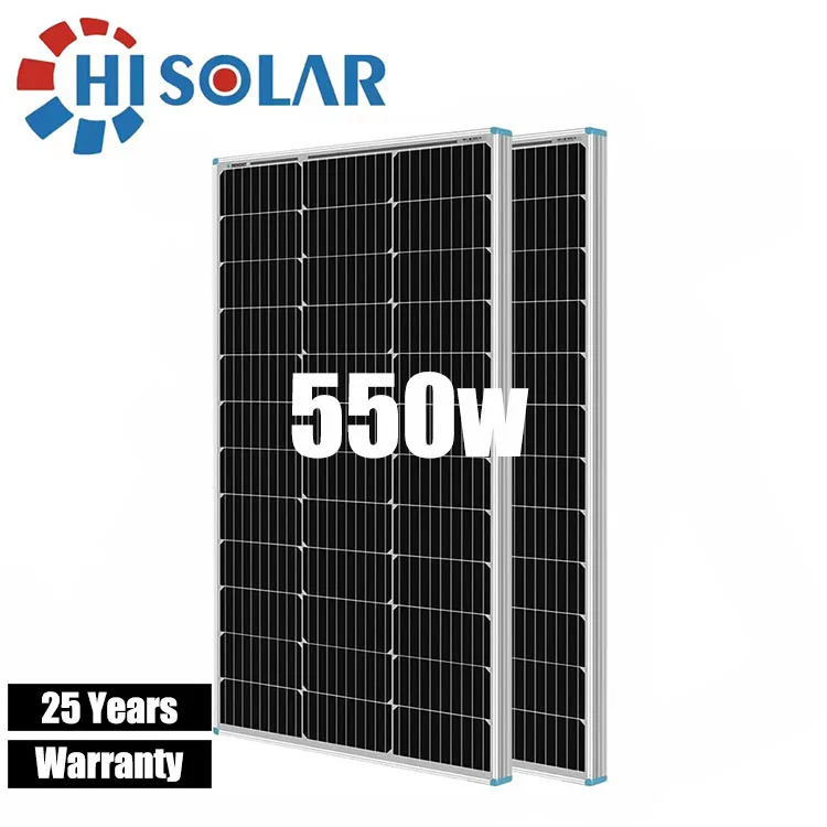 Hot Sale Solar Panel Mono 550W Solar Panel 540W 550W With Good Price