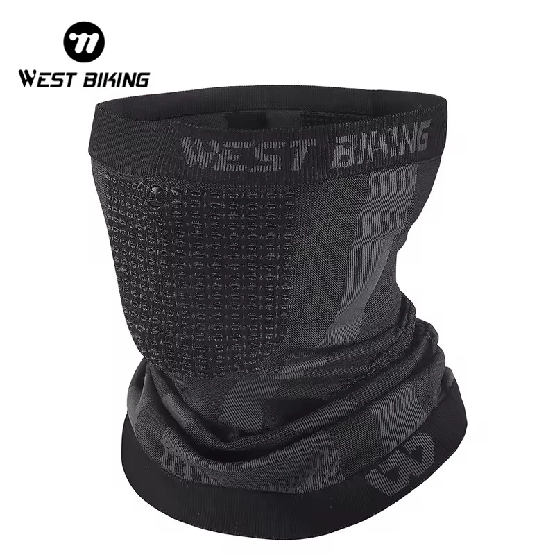 WEST BIKING Breathable High elastic Bicycle Face Mask Comfortable Cool  Cycling Face Mask Knitted Fabric Bike Face Mask