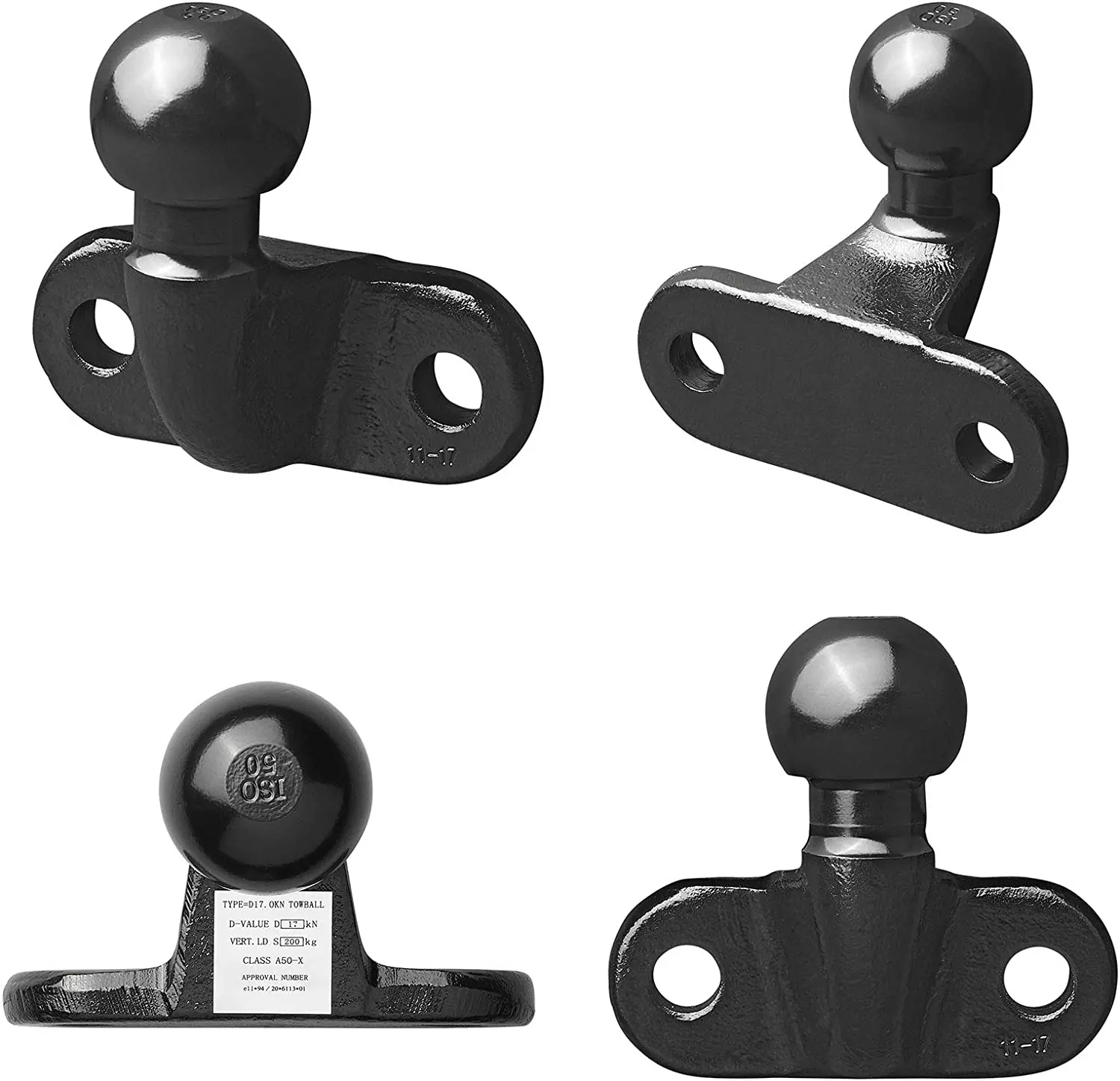 Factory trailer hitch goose neck 3500 lb 50mm tow ball