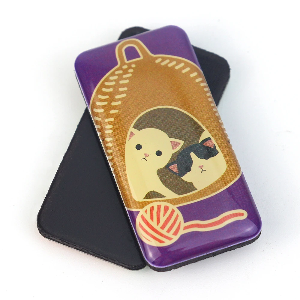 Hotsale Custom Half Cat Fridge Magnet 3D Souvenir Cat Stuck In Refrigerator Magnet