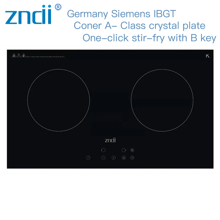 
High Quality Household Kitchen Appliances Double Head Cooktops Induction Cooker 