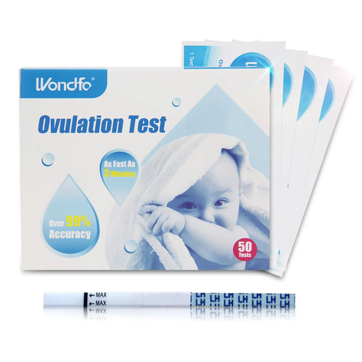 
Rapid Ovulation LH Diagnostic Test Strip 50T/box 