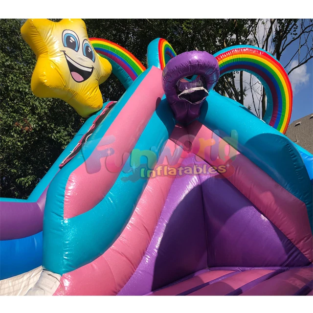 Unicorn commercial bounce houses Inflatable Bouncer bouncy castle