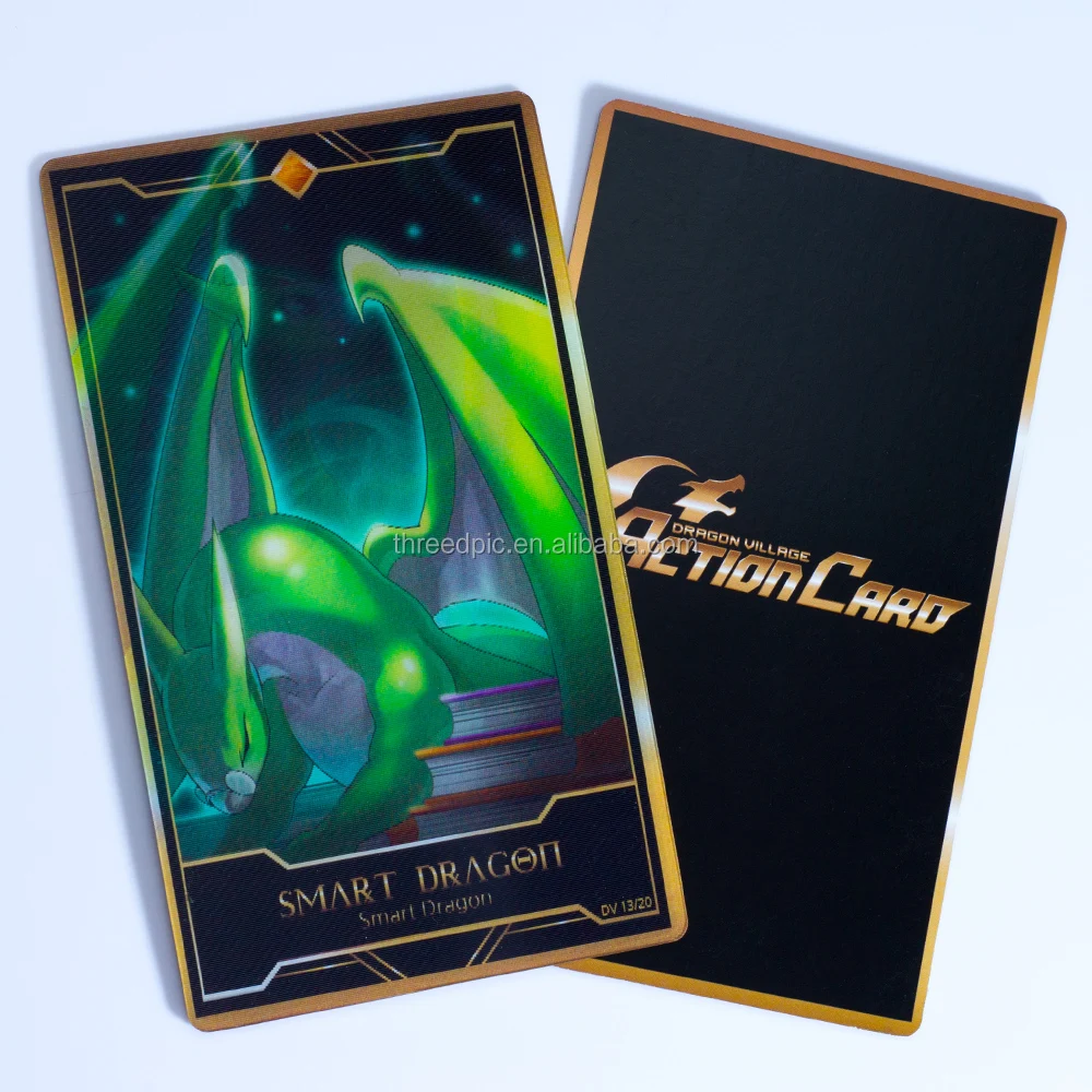 Pop Up Cards 3D Custom Lenticular 3D Playing Cards 3D Game Cards for Children