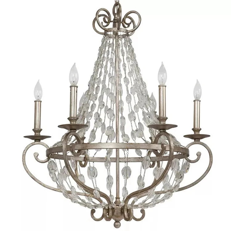 Mid-century Elegant High-End Vintage Decorative Large Chandeliers For High Ceilings