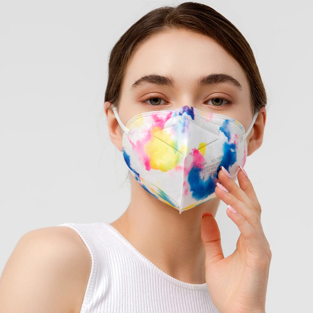 Складная профессиональная маска для лица FFP2ffp2 kn95 с сертификатом соответствия