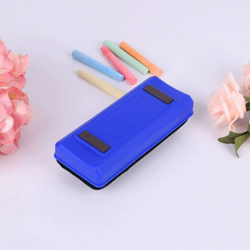 Colourful large size OEM customized magnetic plastic felt duster whiteboard eraser dry erase whiteboard eraser