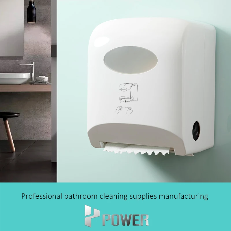 Environmentally Friendly Semi-automatic Toilet Reusable Paper Plastic Towel Wall Mounted Automatic Big Tissue Paper Dispenser