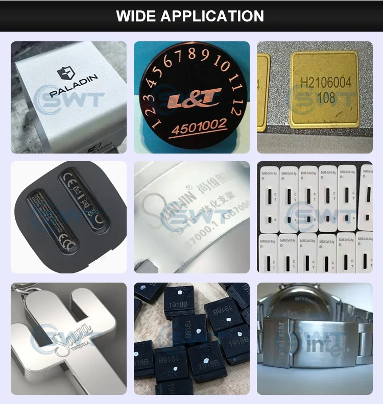 20W 50W 100W Fiber Laser Marking Portable Laser Engraving Machine Small Desktop Automatic Metal Nameplate