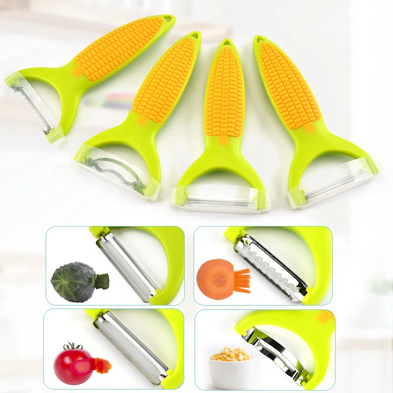 Amazon hot sale new product home kitchen accessories gadgets fruit vegetable tools best plastic wonder manual corn peeler
