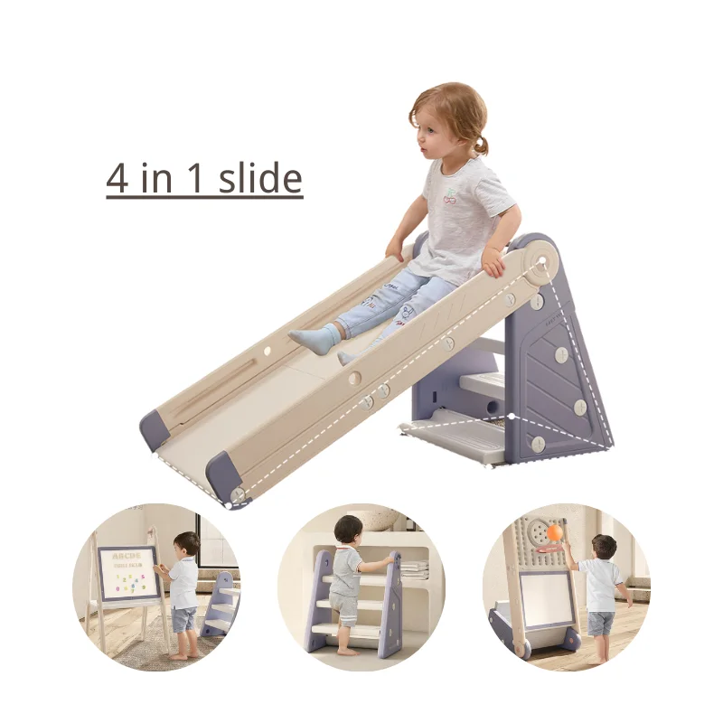 Toddler Home Pool Sliding Climb Toy Child Play Game Playground Indoor Kid Plastic Slide For Climber