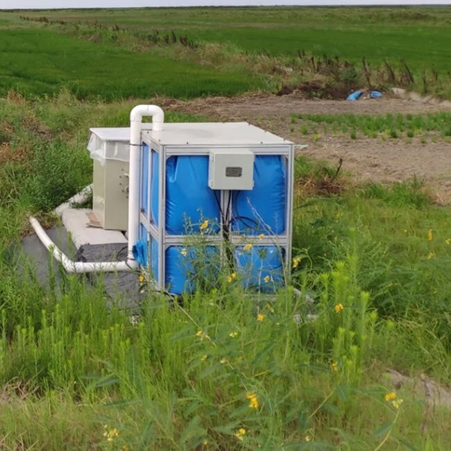 Farm pond simple water treatment filtration equipment for fish farming equipment