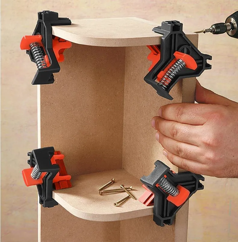 Good Quality Woodworking Hand Fixing Clips Picture Frame Corner Clip Positioning Tools 90 Angle Clamps