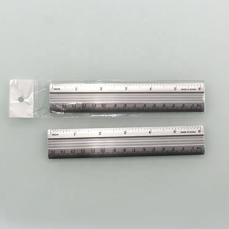 Straight Ruler 150mm 6 Inch Metric Aluminum ruler