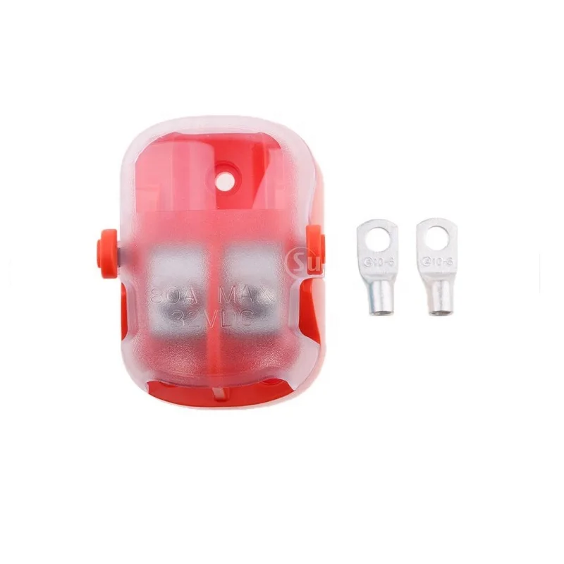 
203-04K Maxi Fuse Holder Rating: 80A 32V DC Max. * Applicable for Maxi Fuse & Maxi Circuit Breaker 