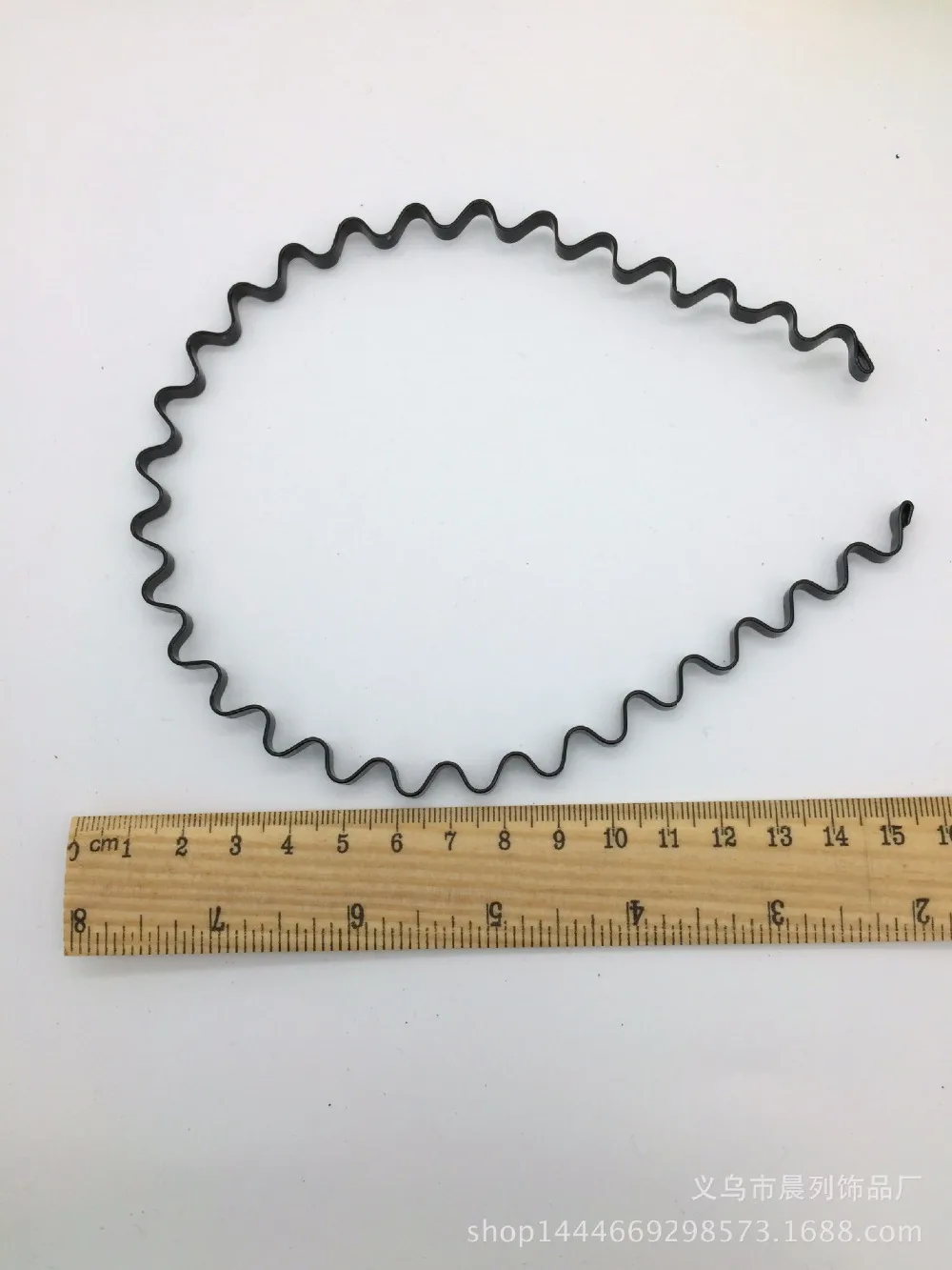 Fashion Wave Mens Women Unisex Black Wavy Hair Head Hoop Band Sport Headband Hairband metal hair band for men headband