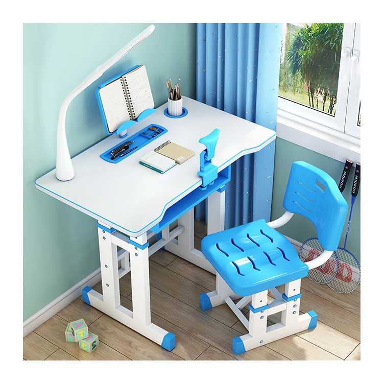 
height adjustable wooden ergonomic child study desk kids children study table and chair 