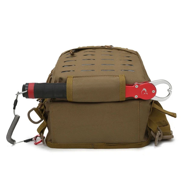 2023 wholesale new fashion outdoor crossbody bag multifunctional sports fishing bag durable nylon backpack for outside hiking