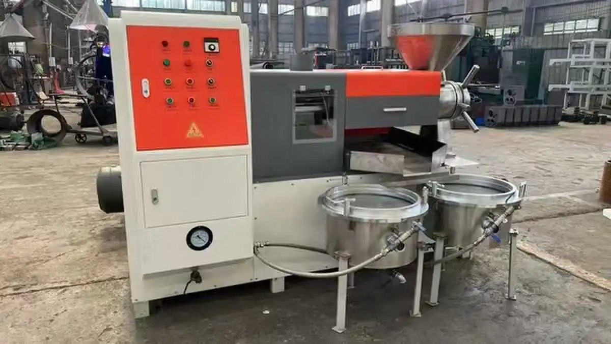 Screw Edible Oil Press Machine Sunflower Peanut Seed Oil Press Machine Small Business Press Supplier