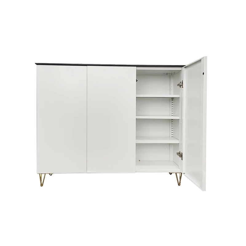 Home furniture shoe rack storage cabinet large metal shoe rack