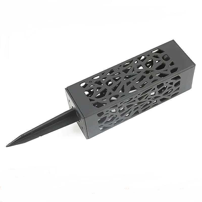 
Garden Lawn Light Hollow Decorative Garden Light Outdoor Waterproof Solar LED Ground Plug Light 