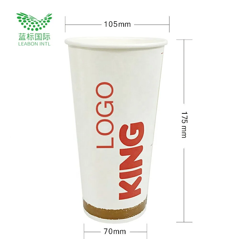 Custom Cold Drink Milktea Hot Chocolate Cappuccino Packaging 210ml 200ml Bio Degradable Disposable Coffee Paper Cups With Sleeve