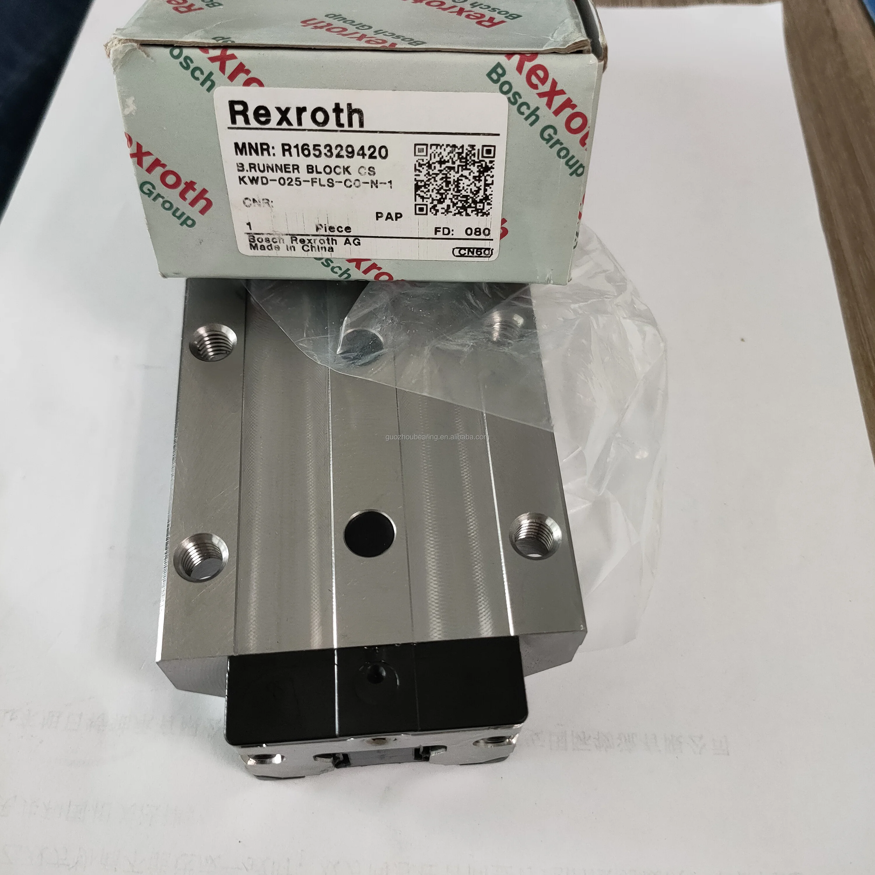 Оригинальный бренд Rexroth линейный подшипник R165329320