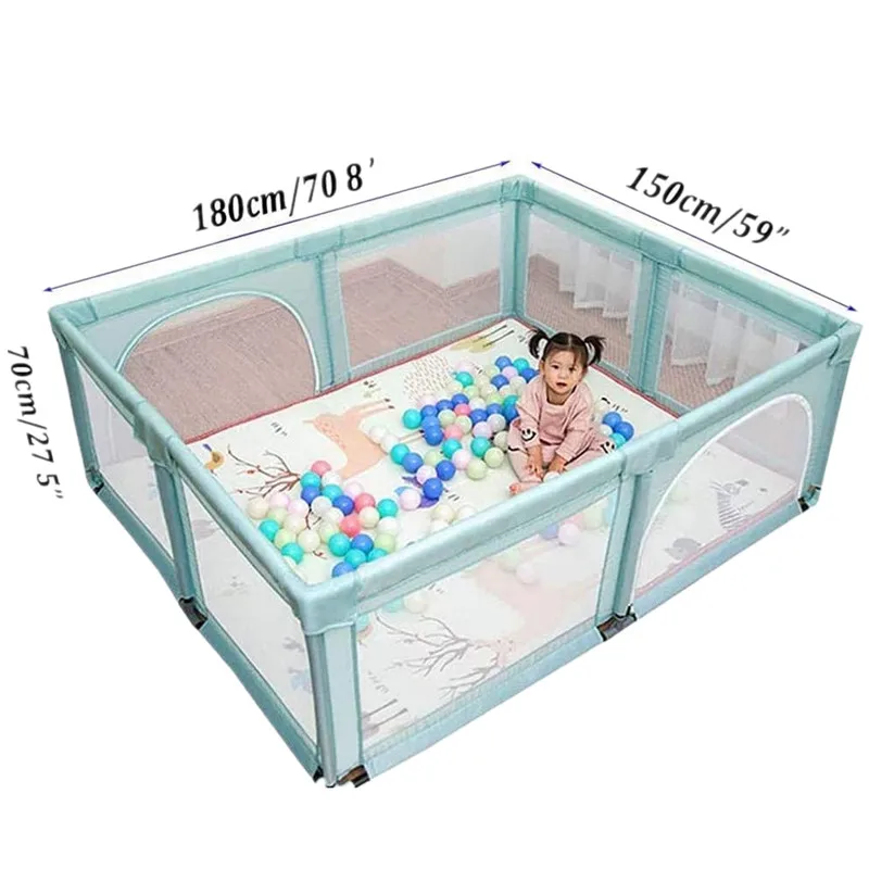Baby Products Online Hot selling square Folding Baby Fence kids playpen for children