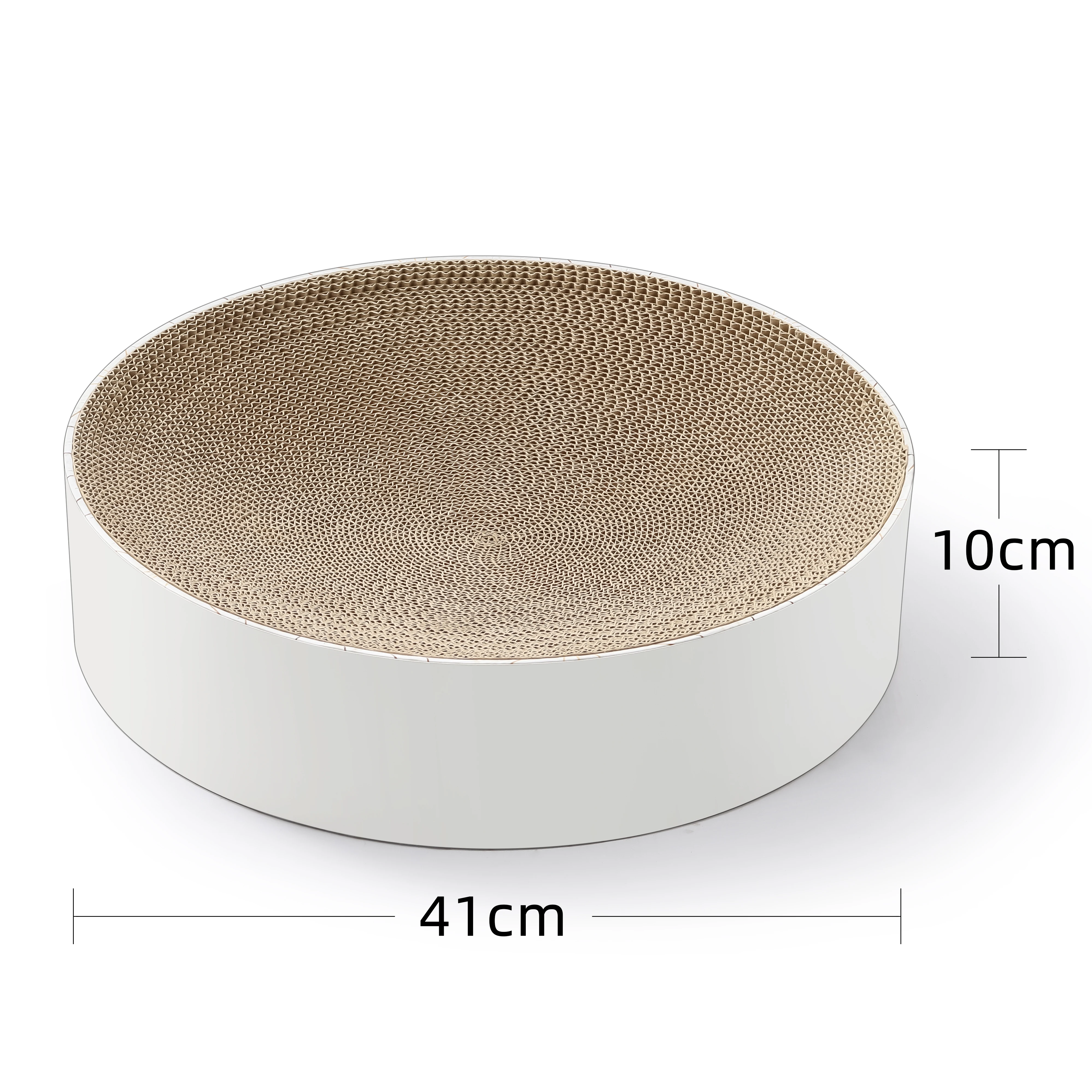Large Corrugated Cat Litter House Regular Disc Pet Scratching Board Bowl Shape Sticky Model Made of Paper