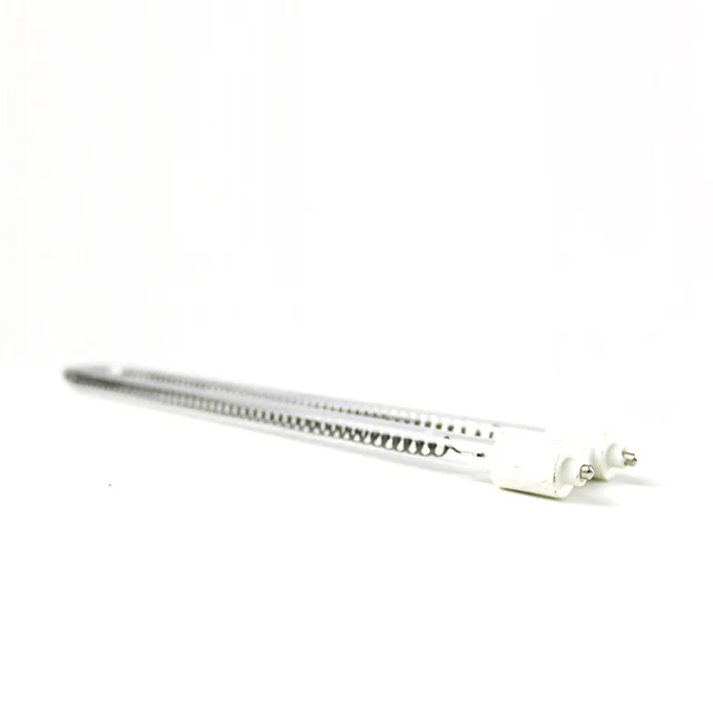 Transparent infrared halogen quartz heater electric heating element