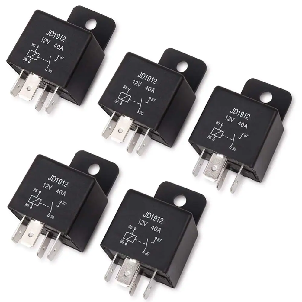 5 pin 40A car relay socket harness auto relay